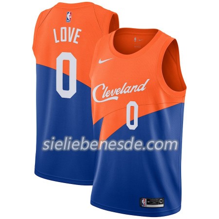 Herren NBA Cleveland Cavaliers Trikot Kevin Love 0 2018-19 Nike City Edition Blau Swingman